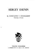 Cover of: Sergey Esenin