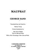 Cover of: Mauprat by George Sand