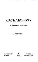 Cover of: Archaeology: a reference handbook