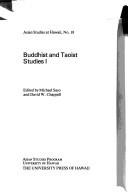 Cover of: Buddhist and Taoist studies