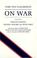 Cover of: On war