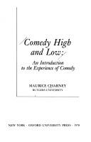 Cover of: Comedy high and low by Maurice Charney