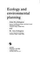 Cover of: Ecology and environmental planning