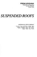 Cable-suspended roofs by Prem Krishna