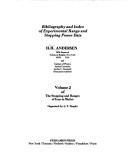 Cover of: Bibliography and index of experimental range and stopping power data