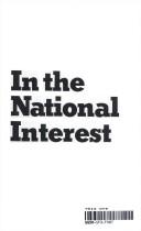 Cover of: In the national interest by Marvin L. Kalb