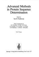 Advanced methods in protein sequence determination by Saul B. Needleman