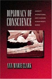 Cover of: Diplomacy of Conscience: Amnesty International and Changing Human Rights Norms