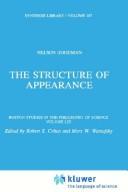 Cover of: The structure of appearance