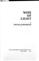 Cover of: Wife of light: [poems]