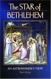 Cover of: The Star of Bethlehem by Mark Kidger