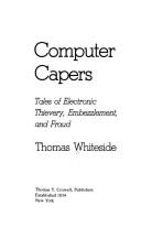 Cover of: Computer capers | Thomas Whiteside