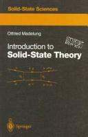 Introduction to solid-state theory by O. Madelung