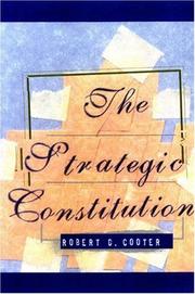 Cover of: The strategic constitution by Robert Cooter