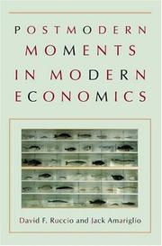 Cover of: Postmodern Moments in Modern Economics