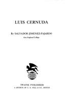 Luis Cernuda by Salvador Jiménez-Fajardo