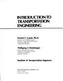 Cover of: Introduction to transportation engineering by Everett C. Carter, Everett C. Carter