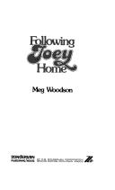 Cover of: Following Joey home by Meg Woodson