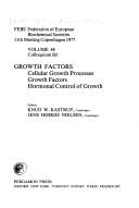 Cover of: Growth factors by Federation of European Biochemical Societies.