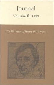 Cover of: Journal, Volume 6