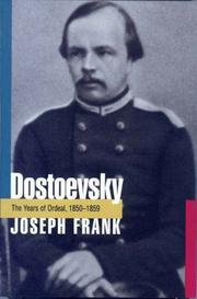 Cover of: Dostoevsky. by Frank, Joseph