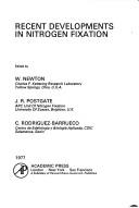 Cover of: Recent developments in nitrogen fixation
