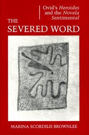 Cover of: The severed word by Marina Scordilis Brownlee