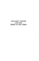 William T. Porter and the Spirit of the times by Norris Wilson Yates