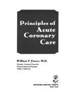 Principles of acute coronary care by William T. Foster