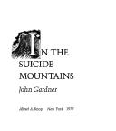 Cover of: In the suicide mountains by John Gardner
