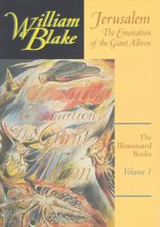 Cover of: Jerusalem | William Blake