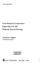 Cover of: From rental to cooperative by Jonathan E. Zimmer