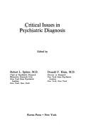 Cover of: Critical issues in psychiatric diagnosis