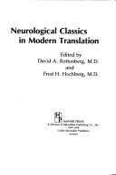 Neurological classics in modern translation by Fred H. Hochberg