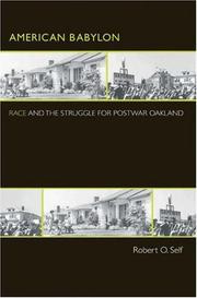 Cover of: American Babylon: race and the struggle for postwar Oakland