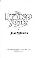 Cover of: The Franco years