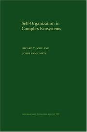 Cover of: Self-organization in complex ecosystems