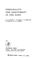 Cover of: Personality and adjustment in the aged