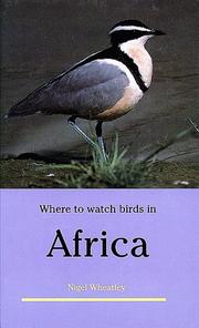 Cover of: Where to Watch Birds in Africa | Nigel Wheatley