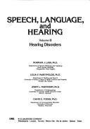 Cover of: Speech, language, and hearing