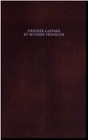 Déesses latines et mythes védiques by Georges Dumézil