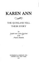 Cover of: Karen Ann by Joseph Quinlan