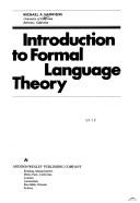 Cover of: Introduction to formal language theory by Michael A. Harrison