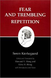 Cover of: Fear and Trembling/Repetition | 