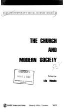 Cover of: The Church and modern society