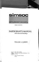 Cover of: SIMSOC simulated society - participant's manual: with selected readings