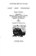 Cover of: Law and disorder: poems & pictures : remarks by sparrows, chimney sweeps, generals, old kings, madmen, poets, dancers, law enforcers & others