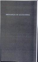 Cover of: Principles of accounting by Paton, William Andrew, Paton, William Andrew