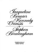 Cover of: Jacqueline Bouvier Kennedy Onassis