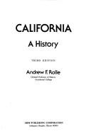 Cover of: California by Andrew F. Rolle